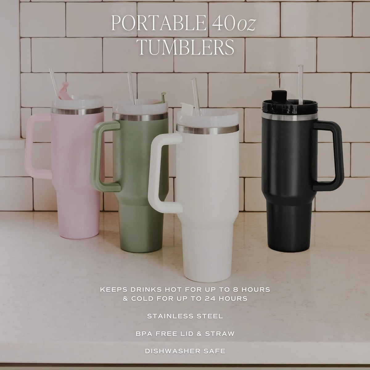 40 Ounce Travel Tumbler