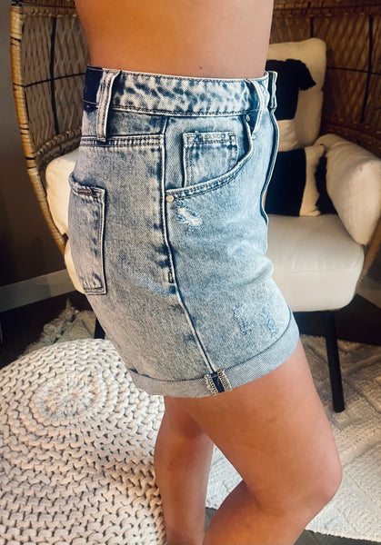 Brandi High Rise Jean Shorts