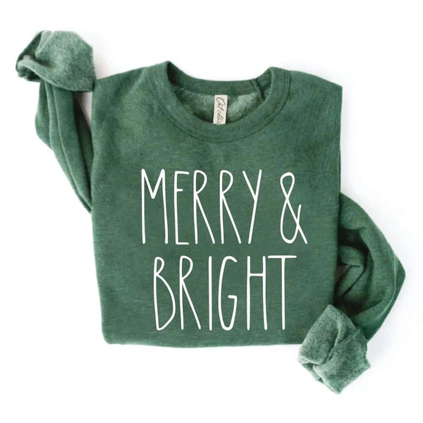 Merry & Bright Cozy Crewneck