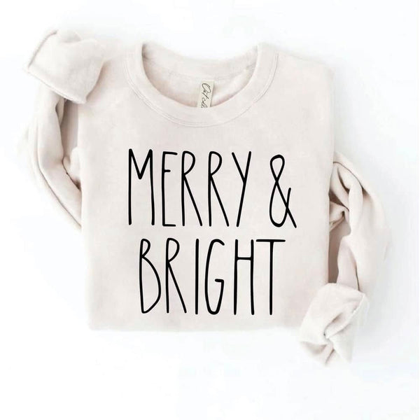 Merry & Bright Cozy Crewneck