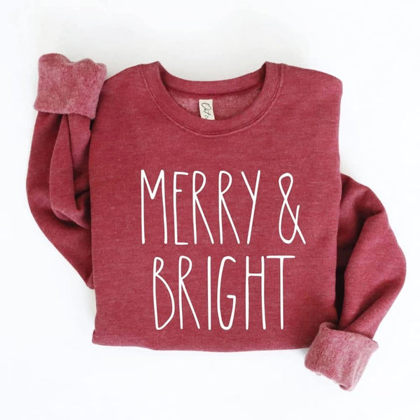 Merry & Bright Cozy Crewneck