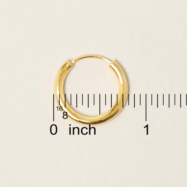 Everyday Essential Hoop Earring - Gold