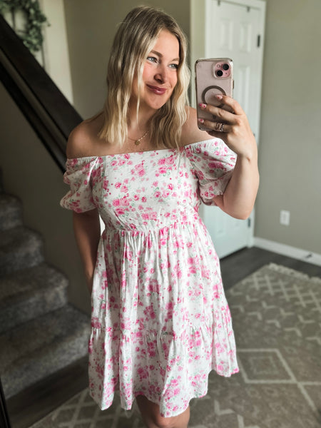 PREORDER Petal Promise Floral Ribbon Dress