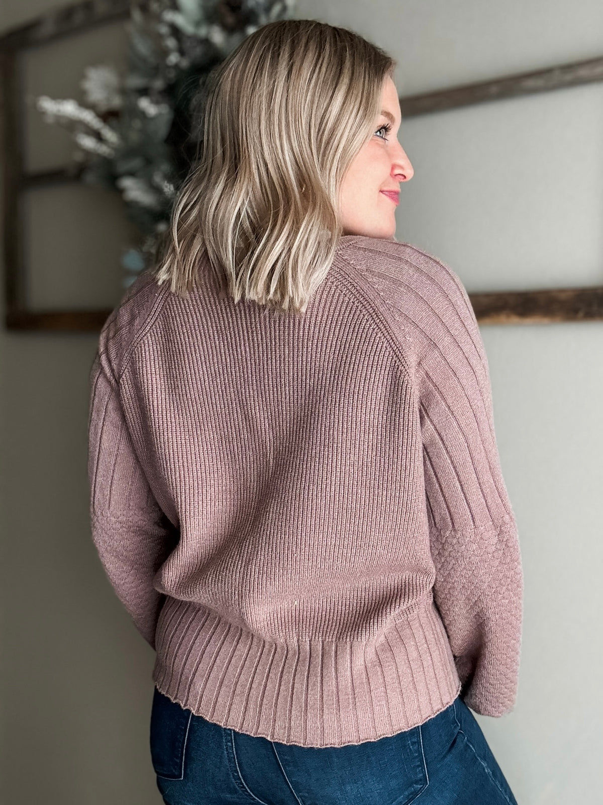 Briley Textured Cardigan - SIZE MEDIUM