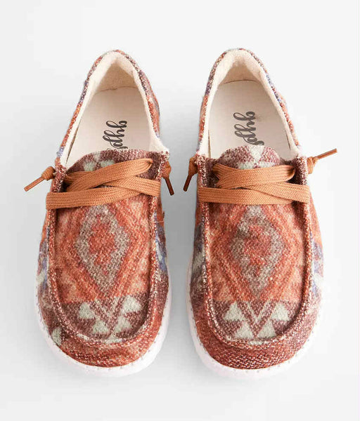 Aaliyah Rust Slip-On Sneakers