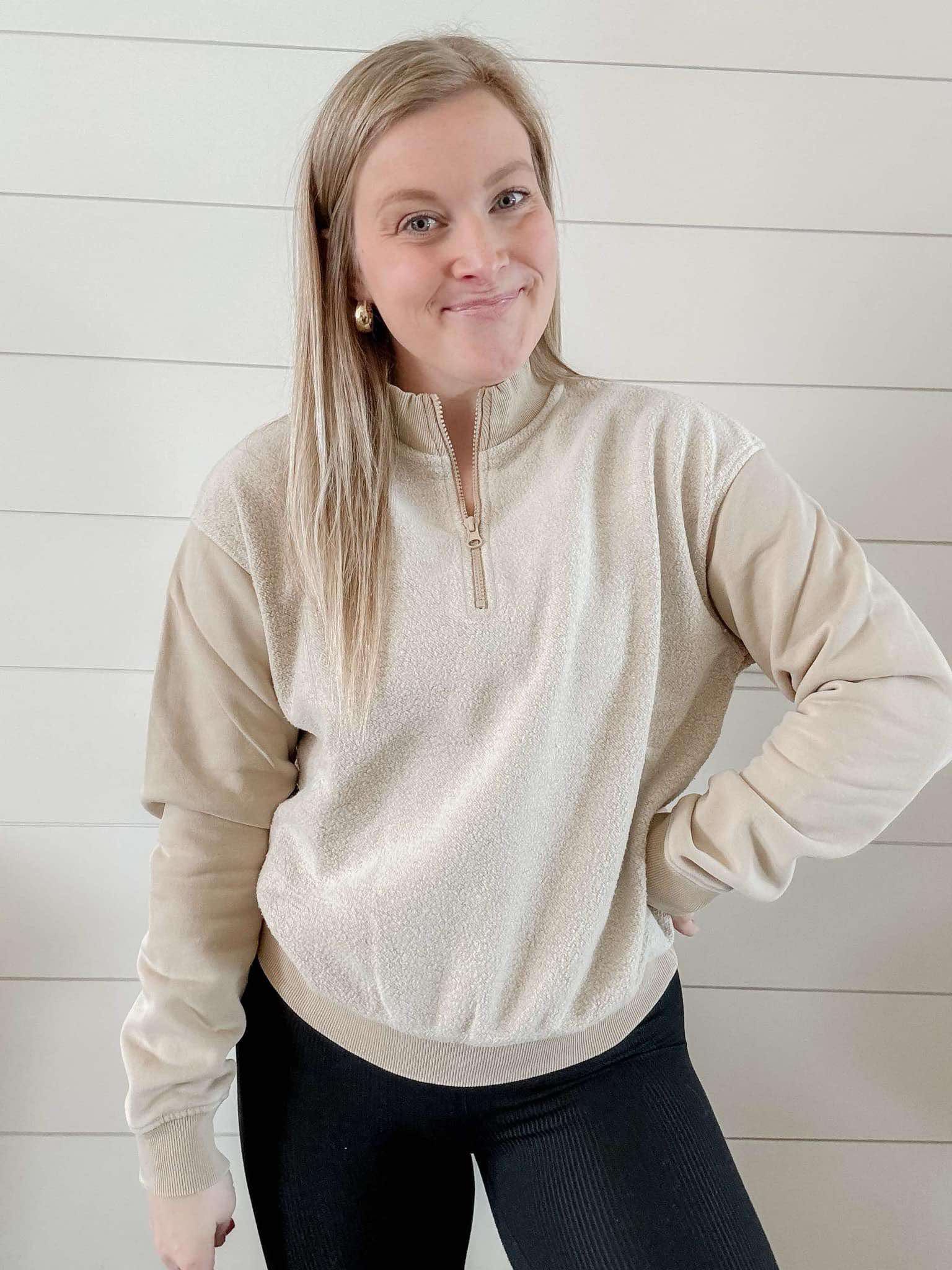 Varlo Vintage Fleece Half Zip - SIZE SMALL