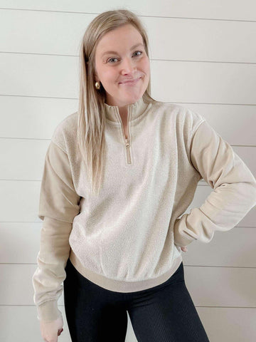 Varlo Vintage Fleece Half Zip - SIZE SMALL