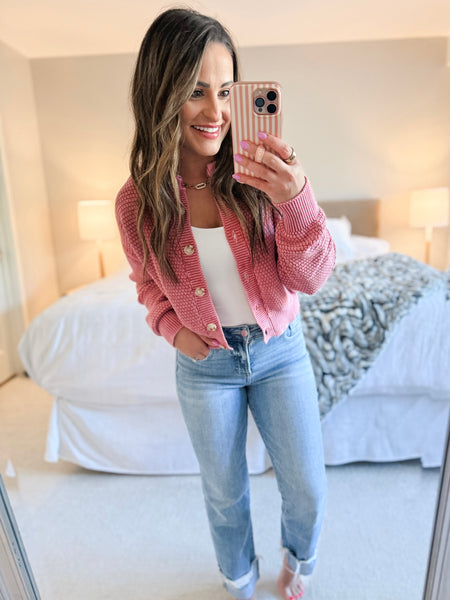 All Seasons Washed Cardigan