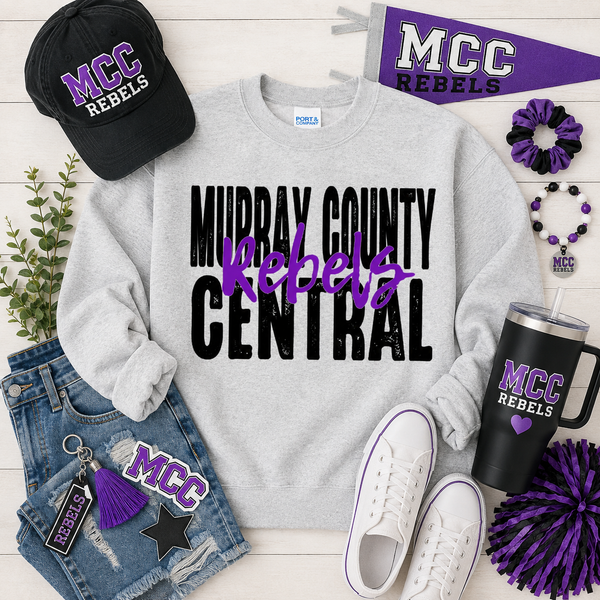 PREORDER Spiritwear Crewneck Sweatshirt - Murray County Central Rebels