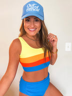 Golden Coast Swim Set - SIZE LARGE