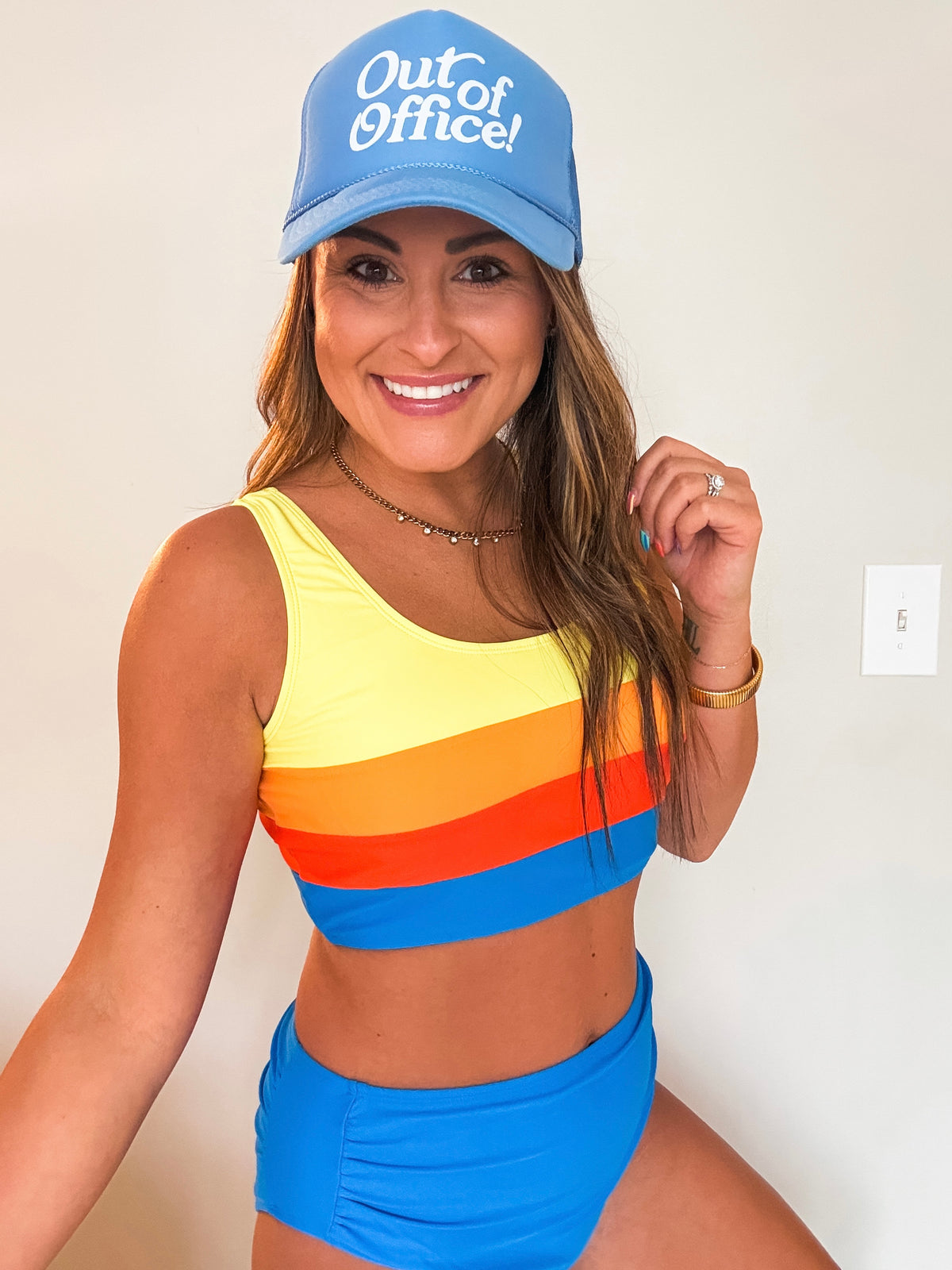 Golden Coast Swim Set - SIZE LARGE