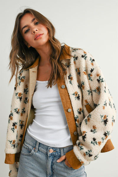 Floral Haven Cozy Jacket