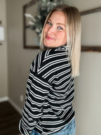 PREORDER Wynn Stripe Zip Pullover