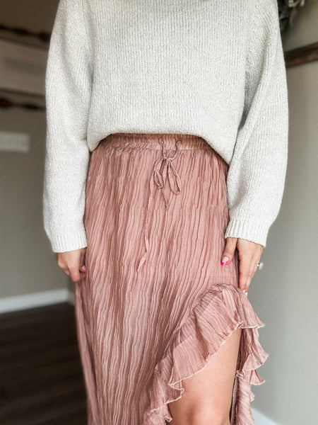 Sonora Pleated Ruffle Skirt