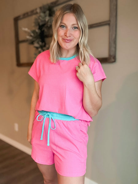 PREORDER Odette Ribbed Lounge Set