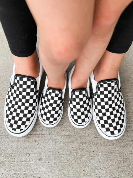 PREORDER Indy Checkered Slip On Sneaker - Adult