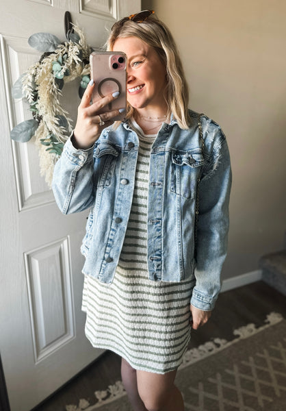 Brystol Stripe T-Shirt Dress