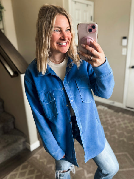 Briony Snap Button Shacket