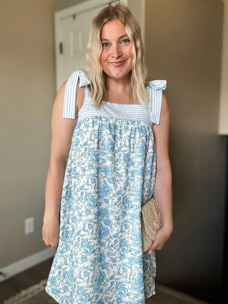 PREORDER Hydrangea Lane Floral Dress