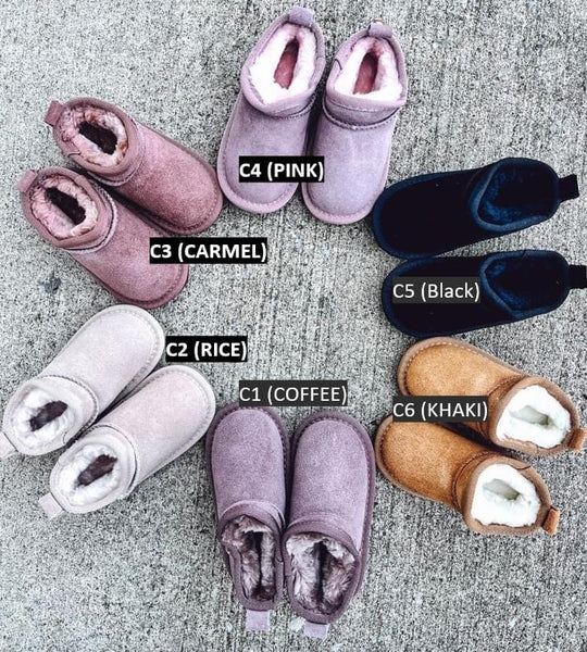 PREORDER Caran KIDS Mini Shortie Boots - 6 Color Options