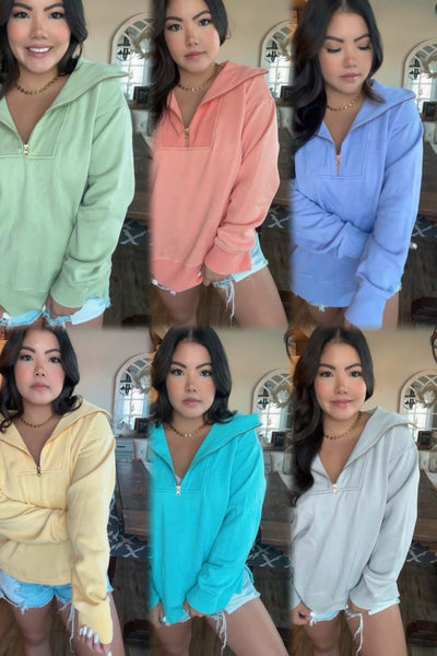 Isabella Half-Zip Pullover