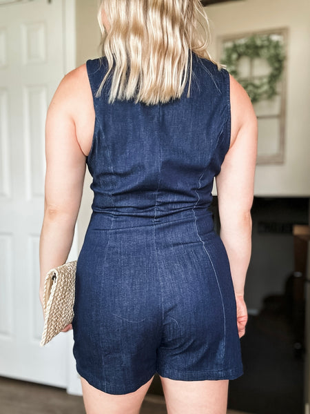Bluebird Denim Romper