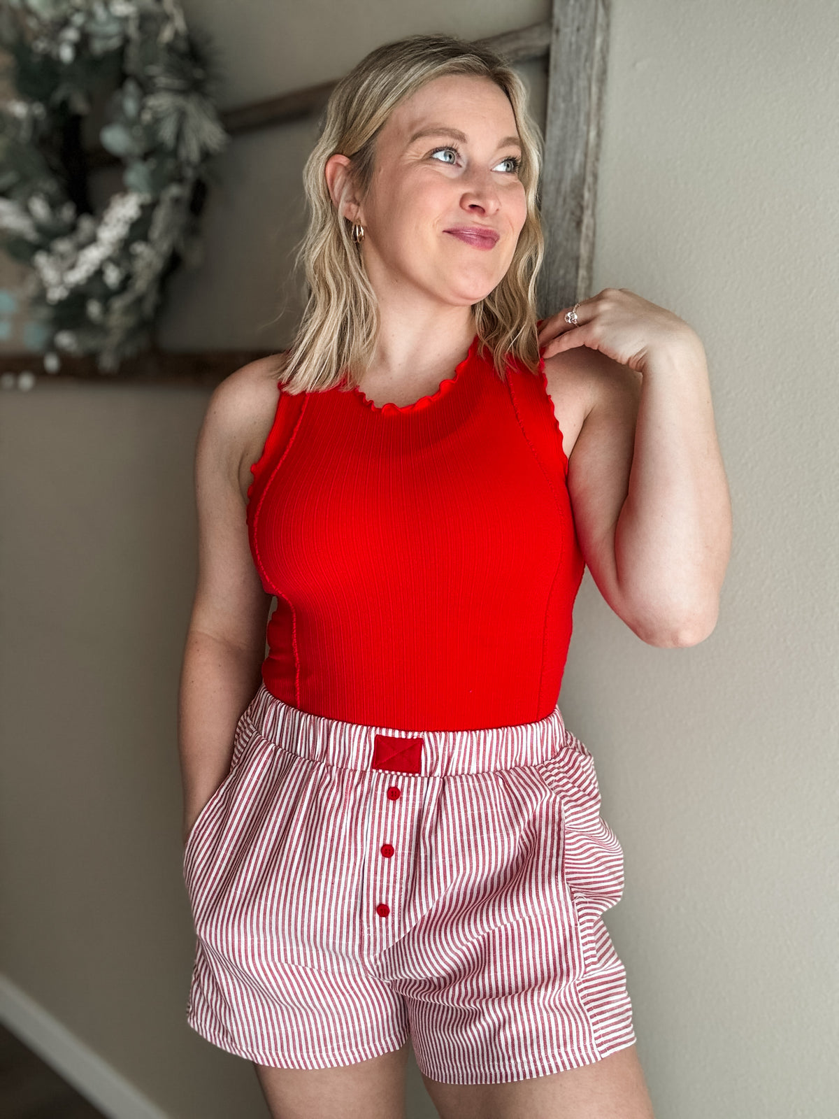 Winnie Boxer Shorts - Red