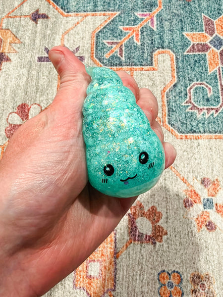 Poop Squishy - Turquoise