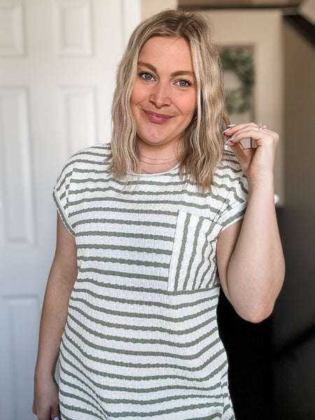 Brystol Stripe T-Shirt Dress