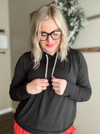 Verity Yoga Hoodie - Black