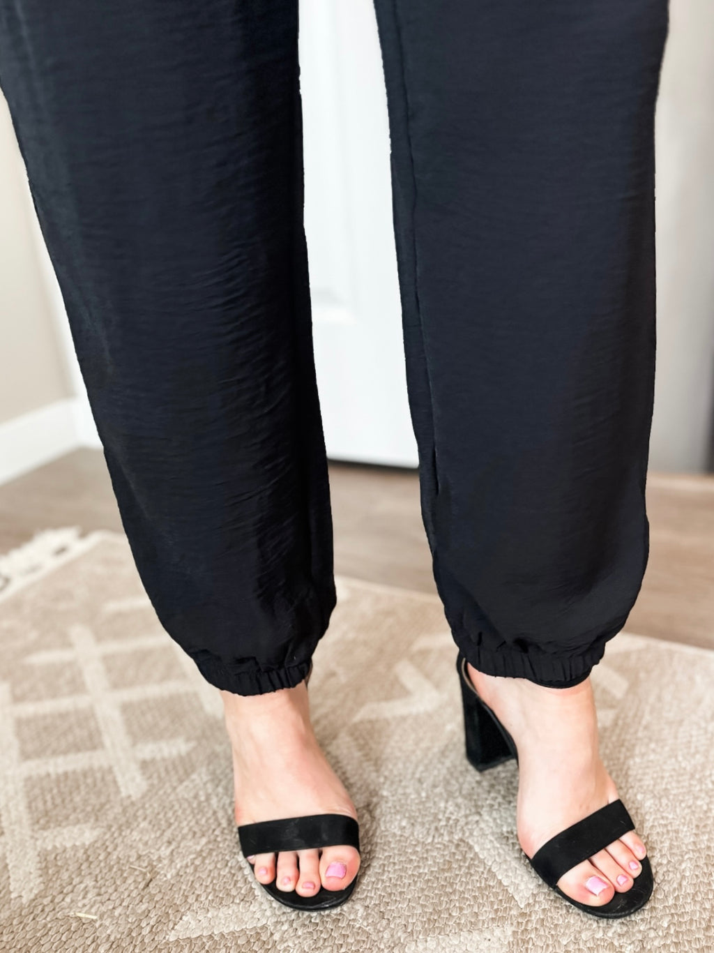 Work To Weekend Smocked Joggers - SIZE XL