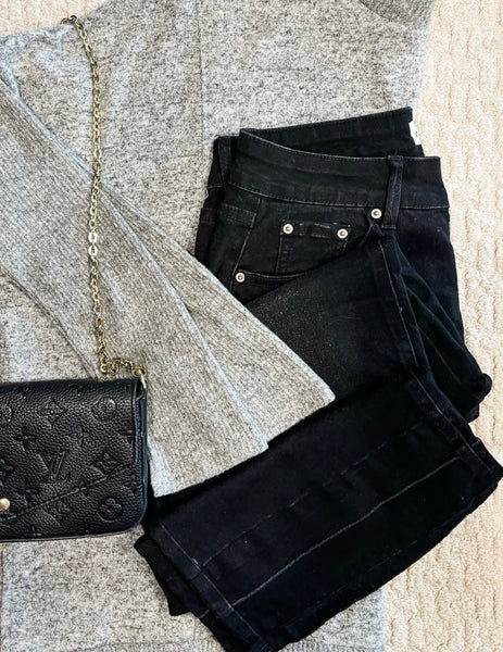 Sterling Raw Hem Cropped Denim - SIZE 8