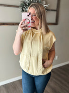 Vaela French Terry Sleeveless Hoodie