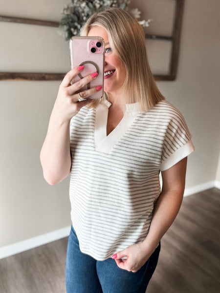 Jennalee Stripe Top