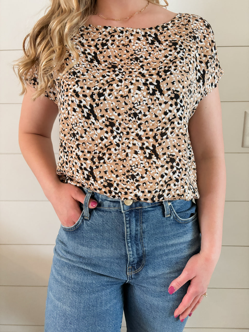 Linde Open Back Top - SIZE LARGE
