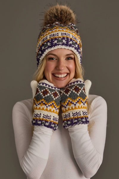 Vikes Game Day Mittens - Nordic