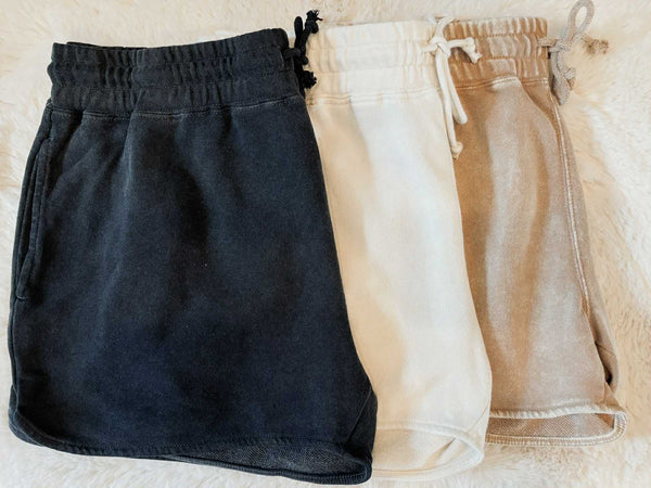 Laynee Drawstring Shorts - Black