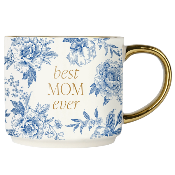 Best Mom Ever Floral Mug