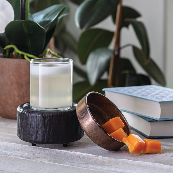 2-In-1 Candle Warmer - Black/Bronze