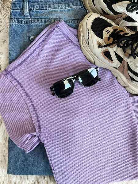 Lena Knit V-Neck Top - SIZE MEDIUM