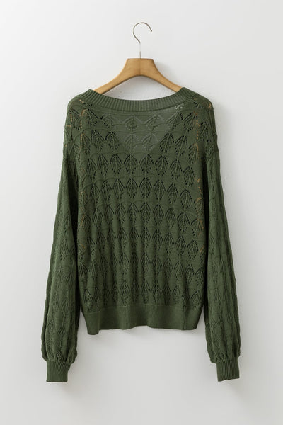 Langley Crochet Cardigan - SIZE MEDIUM