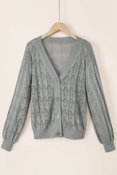 Langley Crochet Cardigan - SIZE MEDIUM