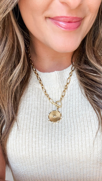 Sunburst Chain Necklace