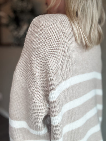 Marenna Stripe Maxi Cardigan