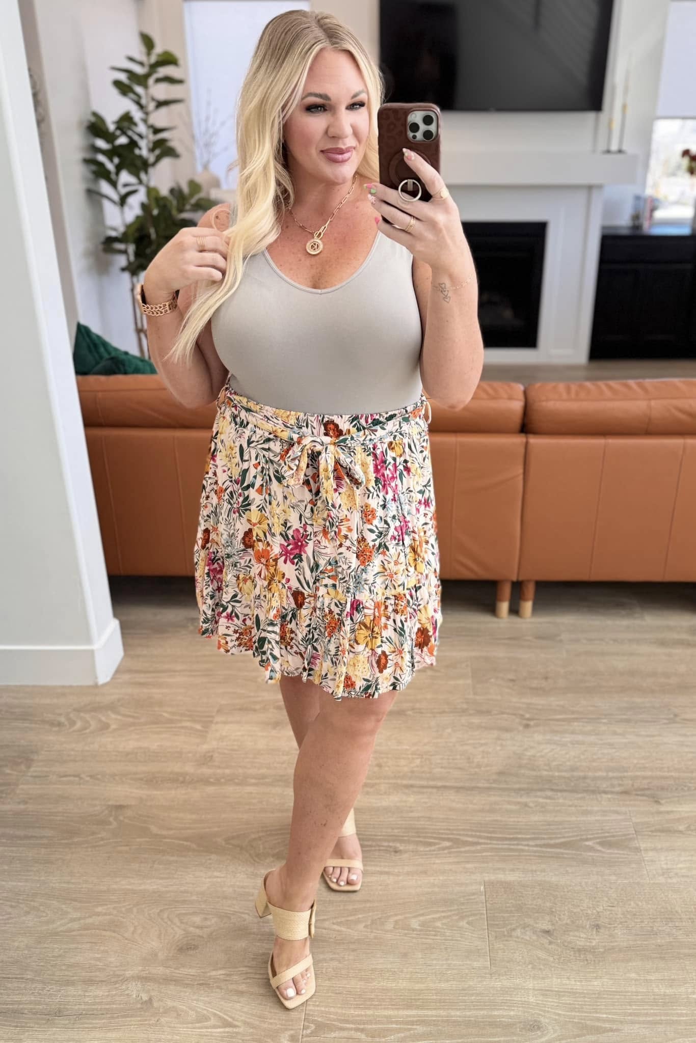 Willow Reversible Seamless Tank - Grey