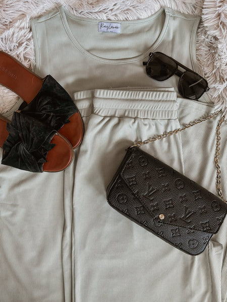 Tank & Pant Lounge Set - SIZE MEDIUM