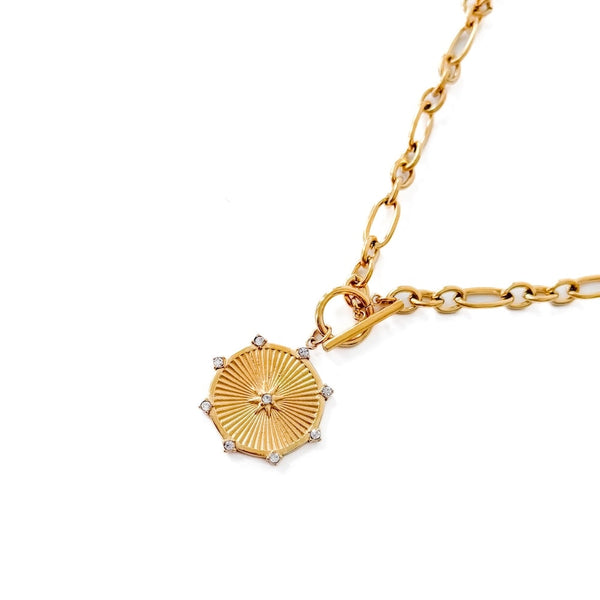 Sunburst Chain Necklace