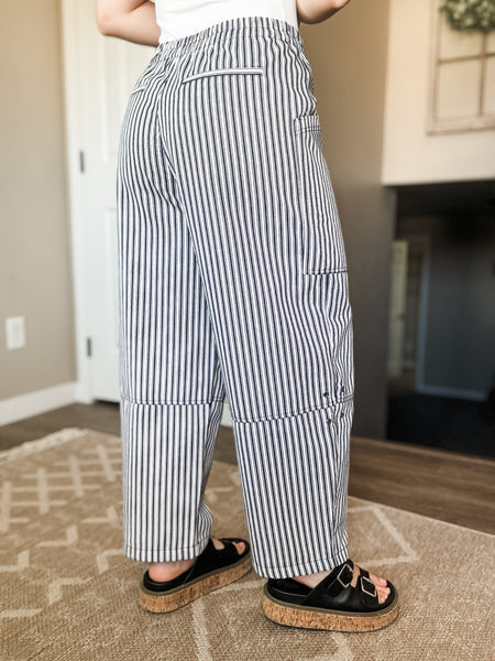 Tully Stripe Wide Leg Pants