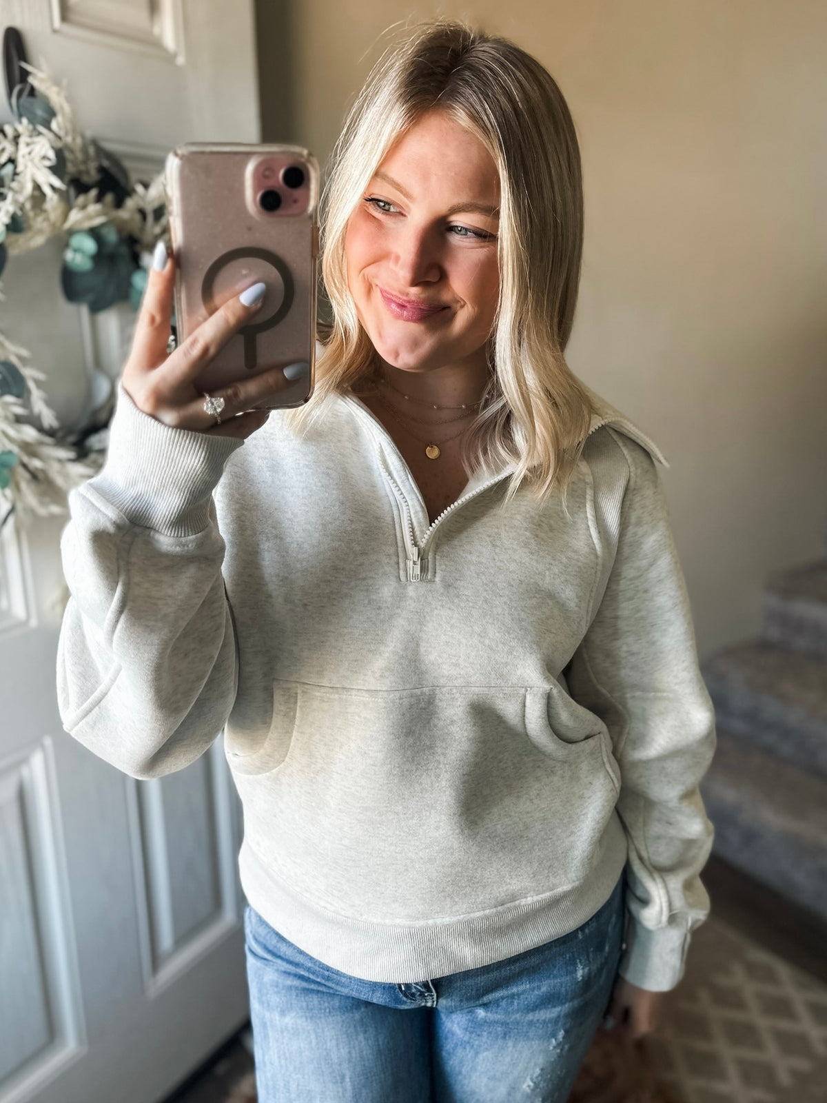 Drea Half Zip Hoodie