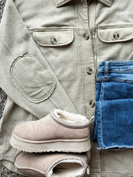 Keegan Washed Fleece Shacket